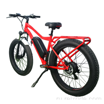 Электрический велосипед с широкой шиной и алюминиевой рамой для взрослых